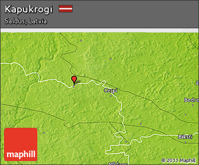 Physical 3D Map of Kapukrogi