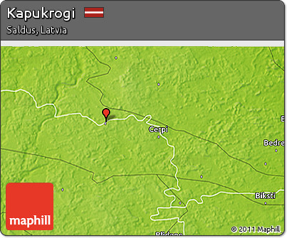 Physical 3D Map of Kapukrogi
