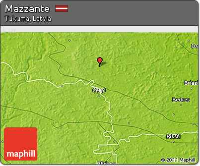 Physical 3D Map of Mazzante