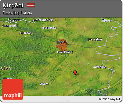Satellite 3D Map of Ķirpēni