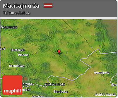 Satellite 3D Map of Mācītajmuiža