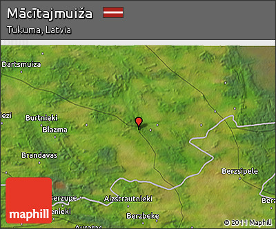 Satellite 3D Map of Mācītajmuiža