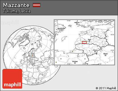 Blank Location Map of Mazzante