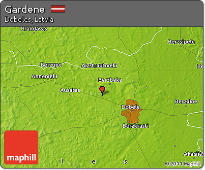 Physical Map of Gardene