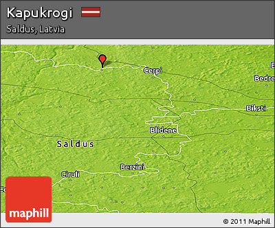 Physical Panoramic Map of Kapukrogi