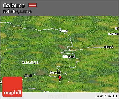 Satellite Panoramic Map of Galauce