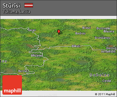 Satellite Panoramic Map of Stūrīši