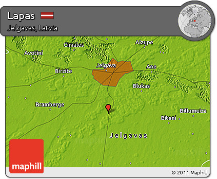 Physical 3D Map of Lapas