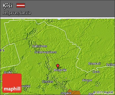 Physical 3D Map of Ķīši