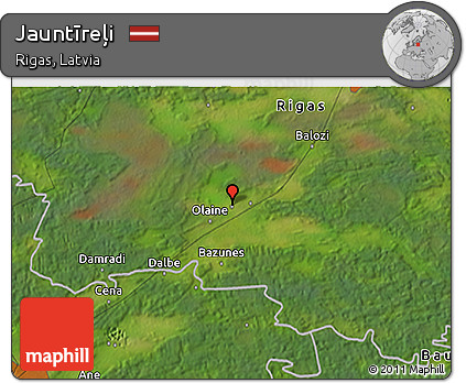 Satellite 3D Map of Jauntīreļi