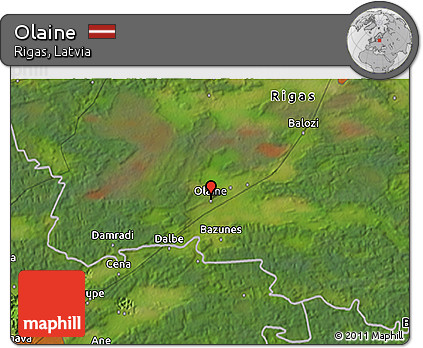 Satellite 3D Map of Olaine