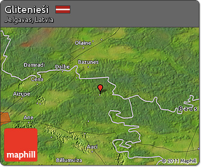 Satellite 3D Map of Glitenieši
