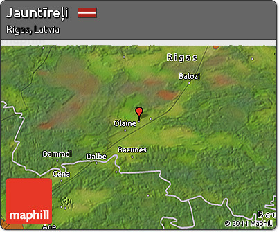 Satellite 3D Map of Jauntīreļi