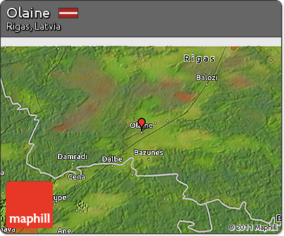 Satellite 3D Map of Olaine