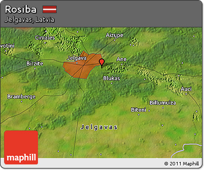 Satellite 3D Map of Rosiba