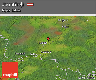 Satellite 3D Map of Jauntīreļi