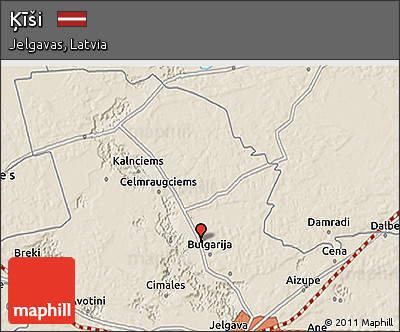 Shaded Relief 3D Map of Ķīši
