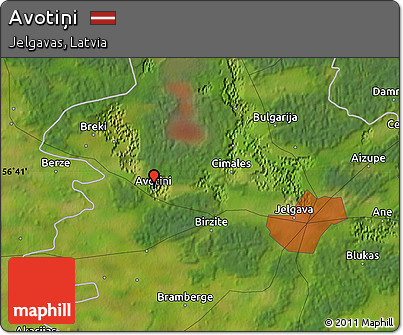 Satellite Map of Avotiņi