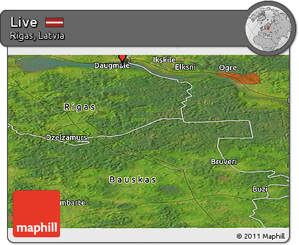 Satellite Panoramic Map of Live