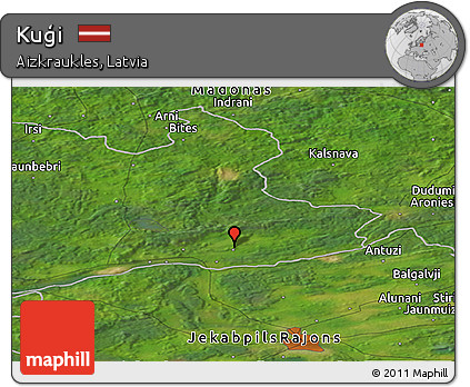 Satellite Panoramic Map of Kuģi
