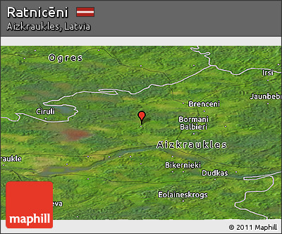 Satellite Panoramic Map of Ratnicēni