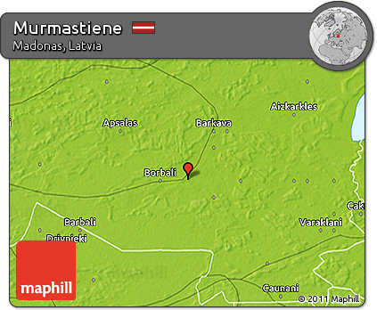 Physical 3D Map of Murmastiene