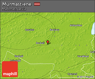 Physical 3D Map of Murmastiene