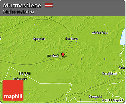 Physical 3D Map of Murmastiene