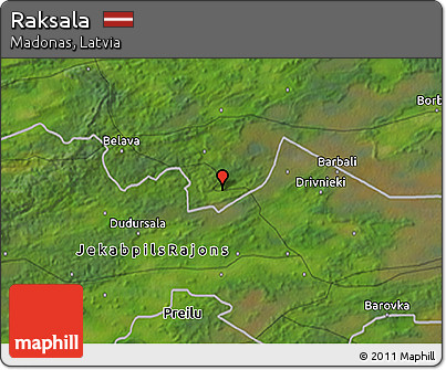 Satellite 3D Map of Raksala