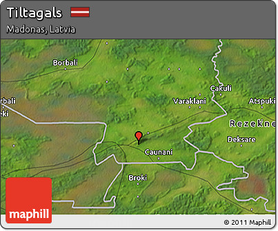 Satellite 3D Map of Tiltagals