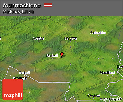 Satellite 3D Map of Murmastiene