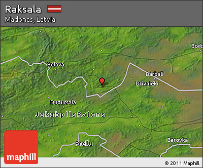 Satellite 3D Map of Raksala