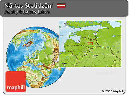 Physical Location Map of Nārtas Stalīdzāni