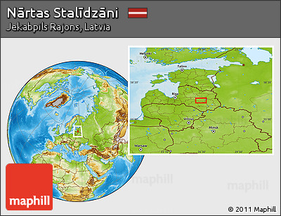 Physical Location Map of Nārtas Stalīdzāni