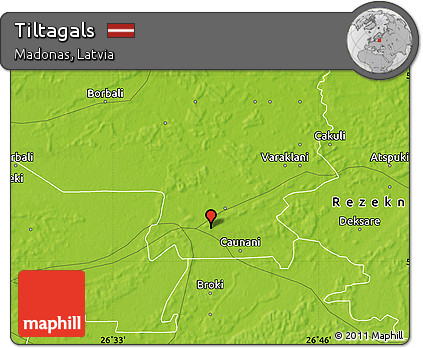 Physical Map of Tiltagals