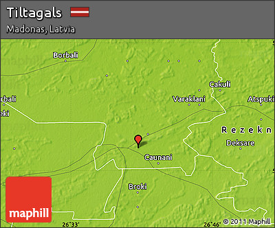 Physical Map of Tiltagals