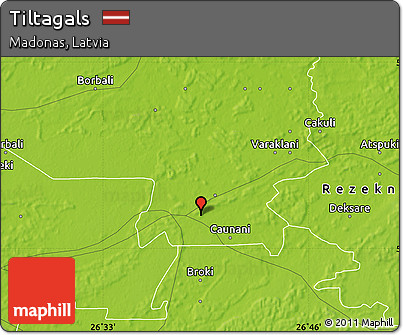 Physical Map of Tiltagals