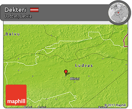 Physical 3D Map of Dekteri