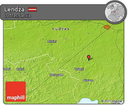 Physical 3D Map of Lendza