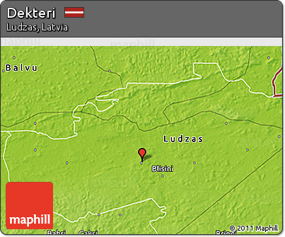 Physical 3D Map of Dekteri
