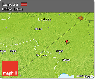 Physical 3D Map of Lendza