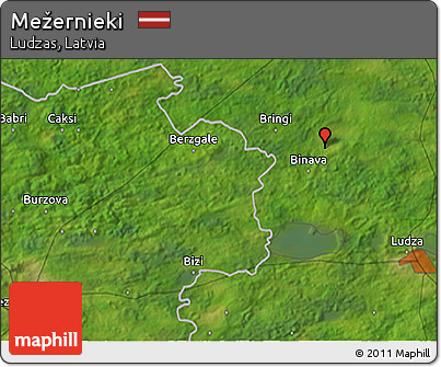 Satellite 3D Map of Mežernieki