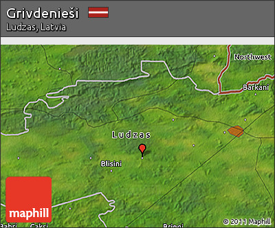 Satellite 3D Map of Grivdenieši