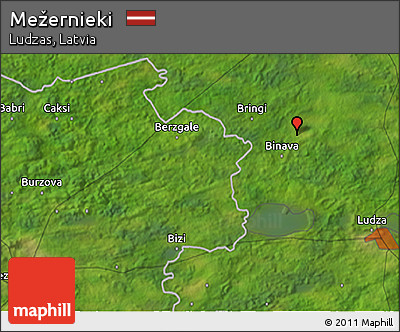 Satellite 3D Map of Mežernieki