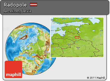 Physical Location Map of Radopole