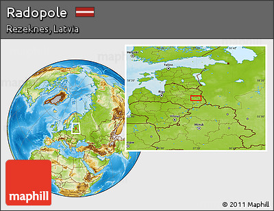 Physical Location Map of Radopole