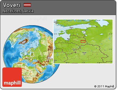 Physical Location Map of Voveri