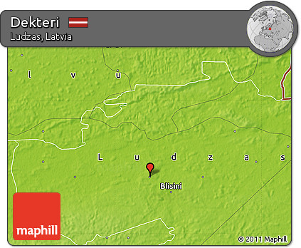 Physical Map of Dekteri
