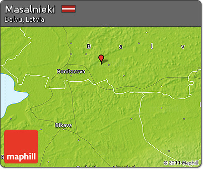 Physical Map of Masalnieki