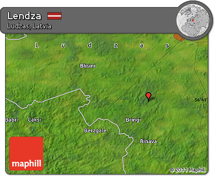 Satellite Map of Lendza